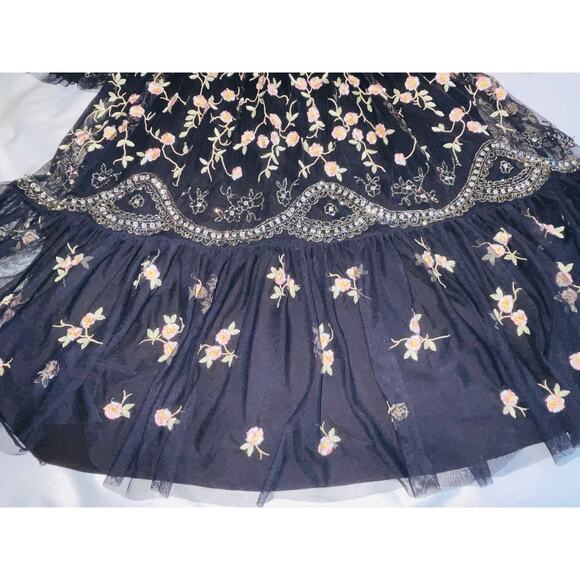 NWT Needle & Thread x BHLDN Climbing Blossom Dress - Women's Size 6 - Picture 6 of 16